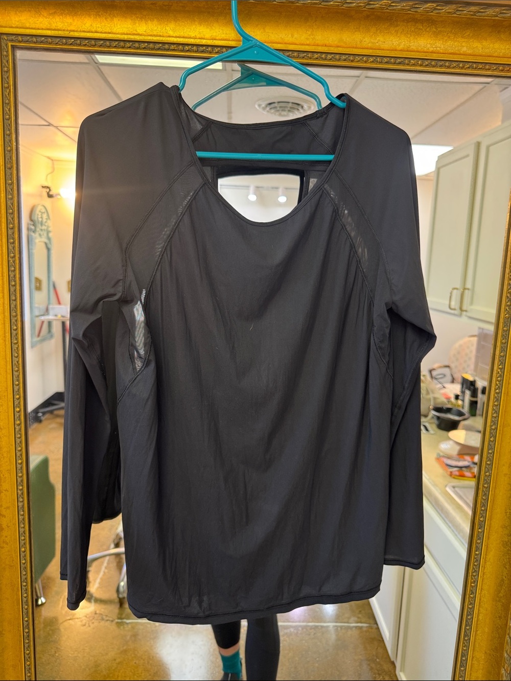 lululemon athletica Black Long Sleeve Athletic Tee
